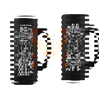 Never Underestimate The Power Of Helle Helle Name Coffee Mug - Thegiftio UK
