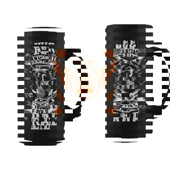 Never Underestimate The Power Of Reale Reale Name Coffee Mug - Thegiftio UK