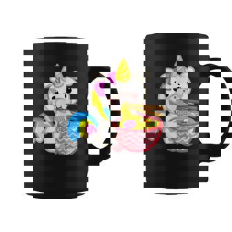 Unicorn Eating Ramen Kawaii Japanese Noodles Anime Teen Girl Graphic Print Coffee Mug - Monsterry