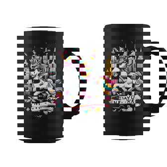Unicorn New York Nyc Estados Unidos América Niños Niñas Niños Taza de café - Regaloses