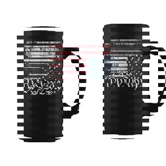 Upside Down American Flag We The People Protest Distressed Coffee Mug | Seseable CA