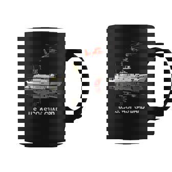 US Coast Guard Veteran T Shirt Vintage USCG Veteran Graphic Print Coffee Mug - Monsterry