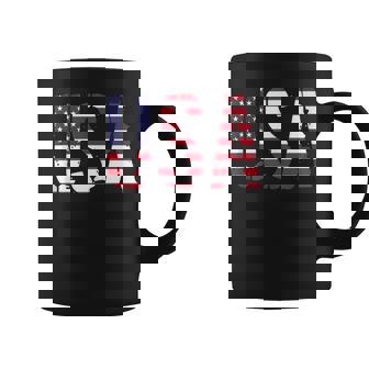 Usa Con Los Colores De La Bandera Estadounidense Sin Mangas Taza de café - Regaloses