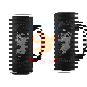 Usa Independence Day Paresseux Lunettes De Soleil 4 Juillet Tasse - Cadeauxyz