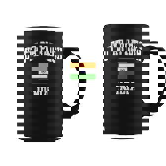 UTTAR PRADESH India Flag Tank Top Graphic Print Coffee Mug - Monsterry