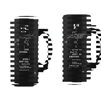 Uzi Invención E Historia Taza de café - Regaloses
