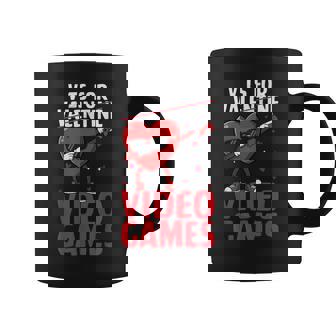 V Is For Video Games Gamer Boys Valentines Day Coffee Mug | Mazezy