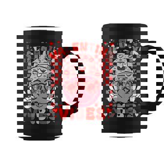 Valentine Vibes Hippie Valentines Day For Girl Womens Coffee Mug | Mazezy
