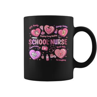 Valentines Day School Nurse Appreciation Nursing School Coffee Mug - Monsterry