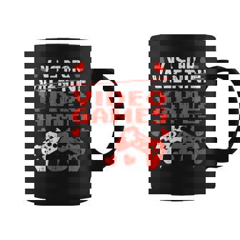 Valentines Day V Is For Video Games Controllers N Boy Kid Coffee Mug - Thegiftio UK