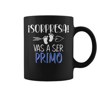 Vas A Ser Primo Sorpresa De Embarazo Para Primo Español Taza de café - Regaloses