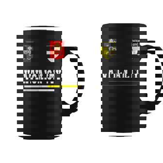 Vaticano DeporteFútbol Jersey Ropa Bandera Fútbol Italia Taza de café - Regaloses