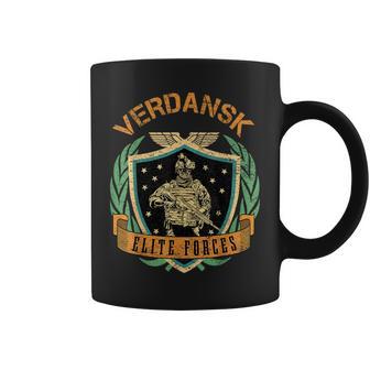 Verdansk Elite Forces Gulag Game Warzone Taza de café - Regaloses