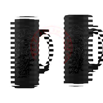 Viking Raven Norse Mythology Crow Graphic Print Coffee Mug - Monsterry