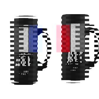 Ville De Anglet France Fr Drapeau Français Tasse - Cadeauxyz