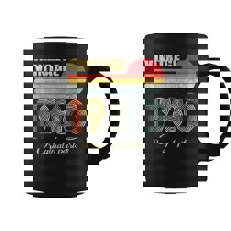 Vintage 1980 Hecho En 1980 Regalo Para 40 Cumpleaños Y 40 Años Taza de café - Regaloses