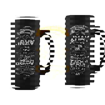 Vintage 40Th Birthday Legends Were Born In January 1985 Coffee Mug | Mazezy