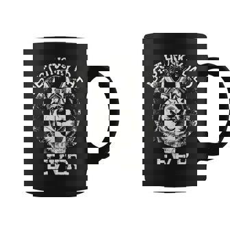 Vintage Best Husky Dad Ever Siberian Husky Dog Father's Day Taza de café - Regaloses