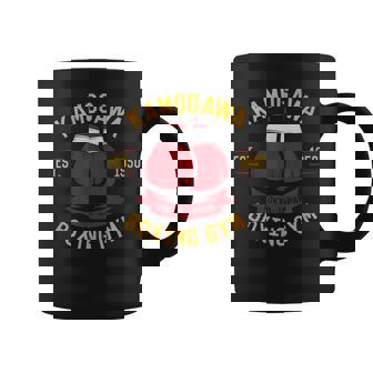Vintage Boxing Gloves Kamogaw Boxing Gym Est 1950 Coffee Mug - Monsterry