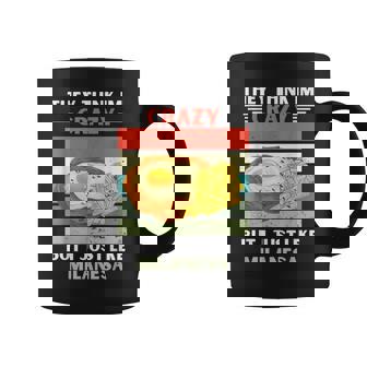 Vintage Creen Que Estoy Loco Pero Me Gusta Milanesa Lover Taza de café - Regaloses