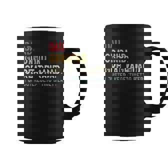 Vintage Dad Grandad Great Grandad I Just Keep Getting Better Coffee Mug - Monsterry