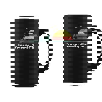 Vintage Freeport Texas Home Souvenir Print Graphic Print Coffee Mug - Monsterry