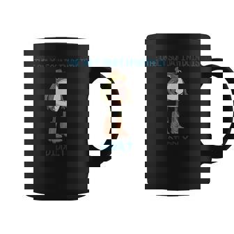 Vintage The Only Squat I'm Doin' Is Diddly Frog Meme Coffee Mug | Mazezy
