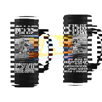 Vintage Get In Loser We’Re Seizing The Means Of Production Graphic Print Coffee Mug - Monsterry