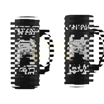 Vintage Love Controller Console Gaming Gamerideospielerideospieler Tasse - Cadeauxyz