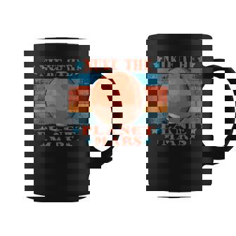 Vintage Nuke Mars Occupy Mars Retro Science Fiction Taza de café - Regaloses