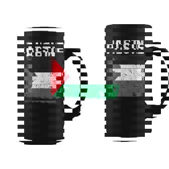 Vintage Palestine Roots Palestinian Flag Pride Patriotic Coffee Mug - Thegiftio UK
