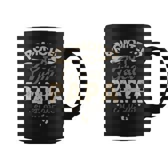 Vintage Promoted To Great Papa Est 2025 Daddy Father's Day Coffee Mug - Monsterry