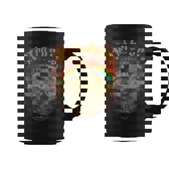 Vintage Rainbow Rising 70S Music Demon Hard Rock Coffee Mug - Monsterry