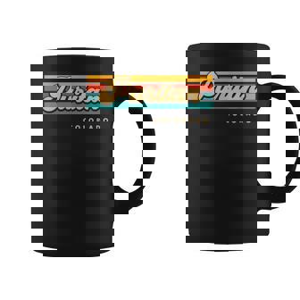 Vintage Sunset Stripes Puritan Colorado Graphic Print Coffee Mug - Monsterry