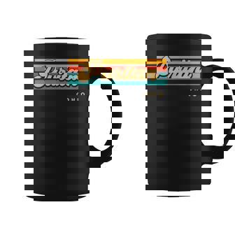 Vintage Sunset Stripes Puritan Ohio Graphic Print Coffee Mug - Monsterry