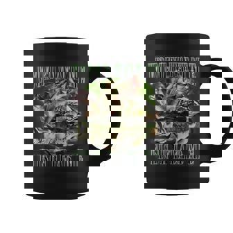 Vintage Want Me Fish Bass Fear Me Fisherman Coffee Mug - Thegiftio UK