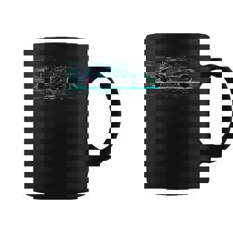 Voiture De Course Futuriste Circuit Tech Tasse - Cadeauxyz