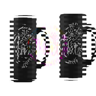 Volleyball Aunt Crazy Proud Loud Always Tie Dye Mother's Day Coffee Mug - Seseable