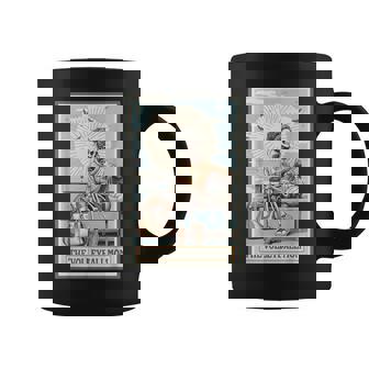 The Volleyball Mom Skeleton Tarot Card Game Day Mother's Day Coffee Mug | Mazezy