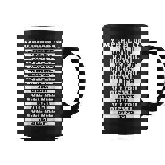 Volleyball My Perfect Day Sportive Attacker & Hitter Girl Graphic Print Coffee Mug - Monsterry