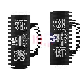 Voting Is Power Political Midterm Election Shirt Graphic Print Coffee Mug - Monsterry