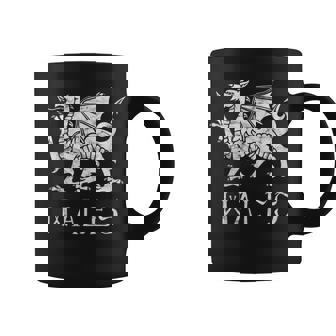 Wale Rugby Gales Bandera Galesa Dragón Rojo Cyrmu Regalo Cuello Taza de café - Regaloses