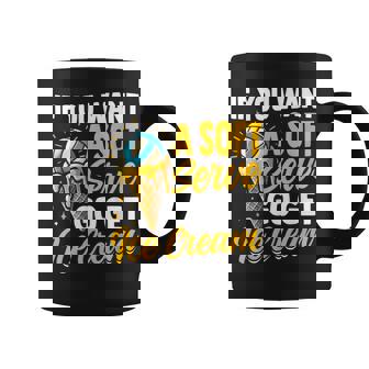 If You Want A Soft Serve Go Get Ice Cream Volleyball Coffee Mug - Monsterry