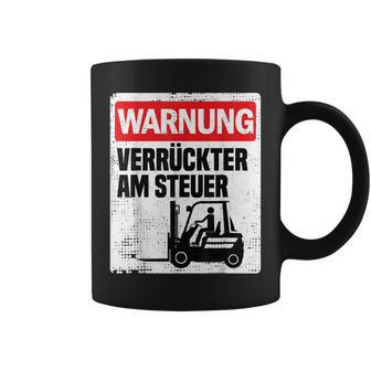 Warning Crazy Forklift S Tassen - Geschenkecke