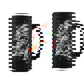 Watercolor Japanese Koi -Adults Black Small Cartoon Koi Coffee Mug | Seseable CA