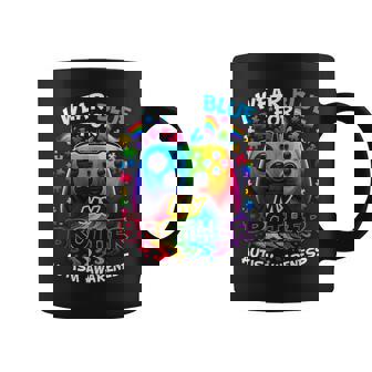 I Wear Blue For My Brother Autism Awareness Video Game Coffee Mug - Seseable