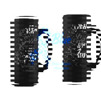 I Wear Blue For My Mom Crc Colorectal Colon Cancer Awareness Coffee Mug - Monsterry