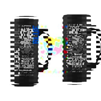 I Wear Blue For My Niece Autism Awareness Day Aunt Uncle Coffee Mug - Thegiftio