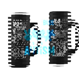 I Wear Blue For My Son Autism Awareness Mom Dad Parents Coffee Mug | Mazezy