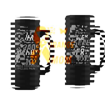 I Wear Orange For My Moms Ms Multiple Sclerosis Awareness Coffee Mug | Seseable UK